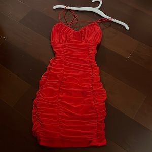 Size 6 red dress from “thatssofetch”
